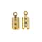 12 Packs: 10 ct. (120 total) 12mm Metal Cord End Crimps by Bead Landing™